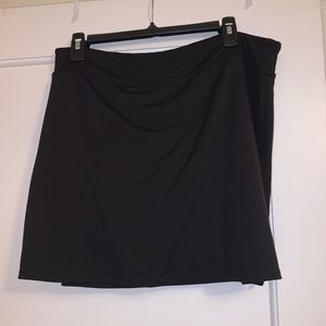 Black jogging skirt